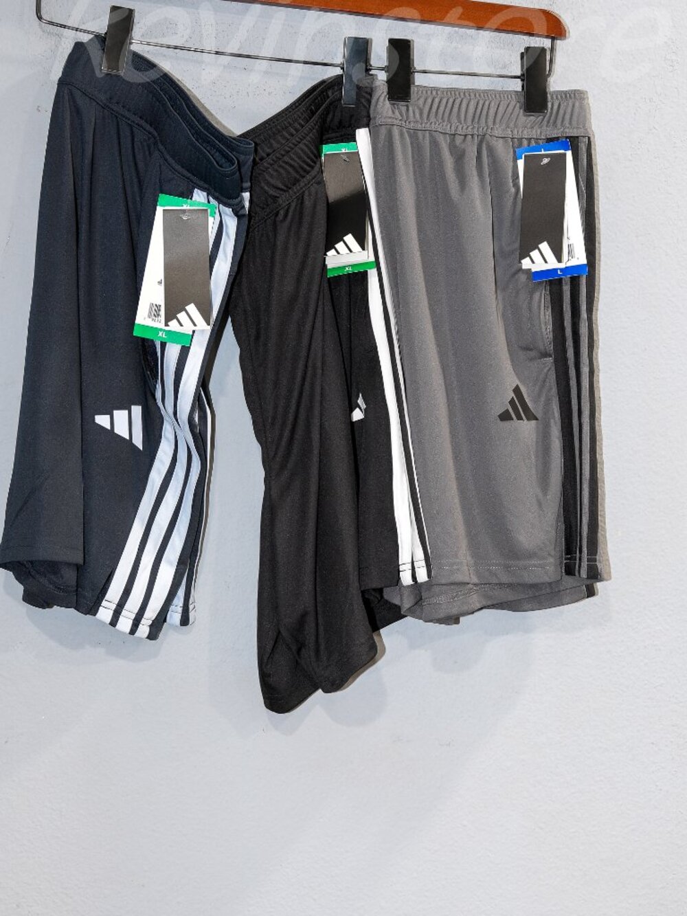 3 pairs adidas Men's Active Shorts. Price is for 3